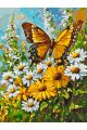 Картина по номерам без подрамника «Бабочка» 130x100 см