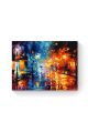 Картина по номерам на подрамнике «Ночь в городе» 90x70 см