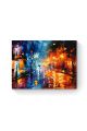 Картина по номерам на подрамнике «Ночь в городе» 80x60 см
