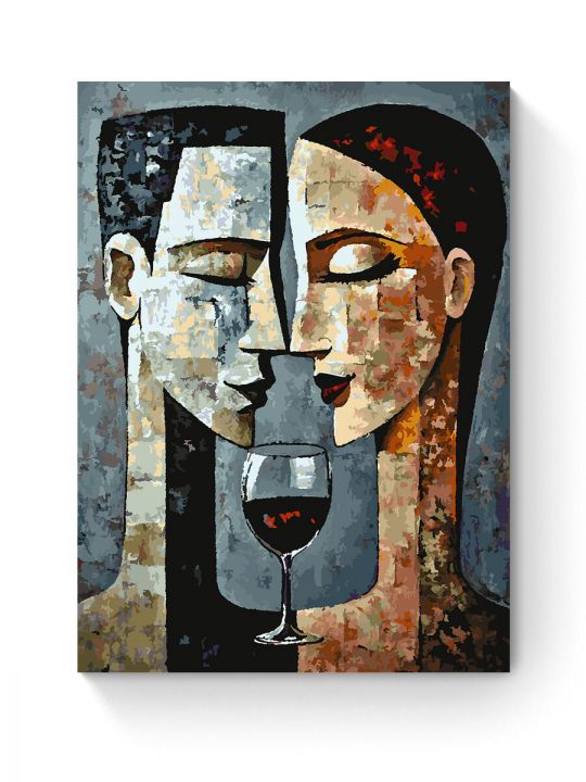 Картина по номерам на подрамнике «Свидание» 80x60 см