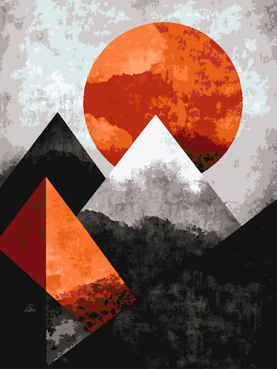 Картина по номерам без подрамника «Пирамиды» 130x100 см