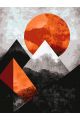 Картина по номерам без подрамника «Пирамиды» 130x100 см