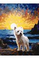 Картина по номерам на подрамнике «Вест-хайленд» 80x60 см