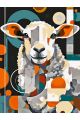 Картина по номерам на подрамнике «Овечка» 90x70 см