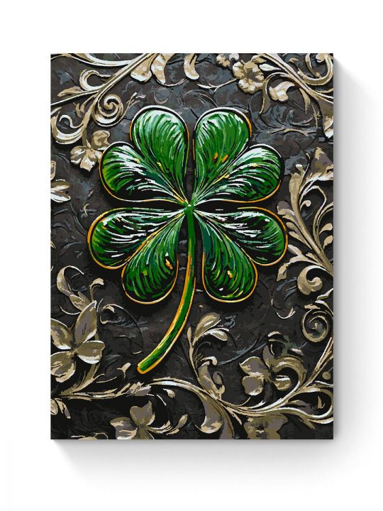 Картина по номерам на подрамнике «Клевер» 90x70 см