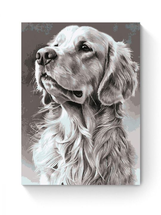 Картина по номерам на подрамнике «Лабрадор» 90x70 см