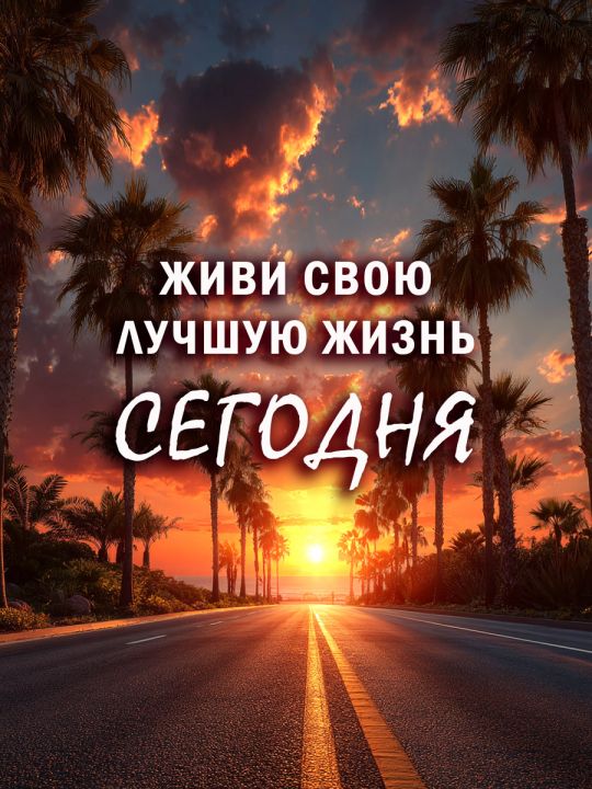 Алмазная мозаика без подрамника «Цитата дня» 90x70 см