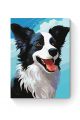 Картина по номерам на подрамнике «Бордер-колли» 90x70 см