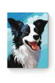 Картина по номерам на подрамнике «Бордер-колли» 80x60 см