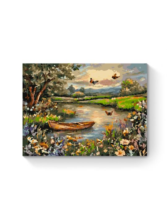 Картина по номерам на подрамнике «Летний вечер» 25x20 см