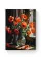 Картина по номерам на подрамнике «Маки в вазе» 25x20 см