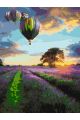 Картина по номерам без подрамника «Воздушный шар» 90x70 см