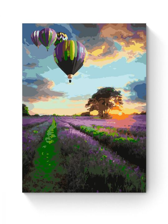 Картина по номерам на подрамнике «Воздушный шар» 80x60 см