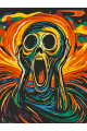 Картина по номерам без подрамника «Крик» 35x25 см