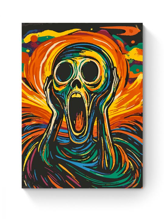 Картина по номерам на подрамнике «Крик» 35x25 см