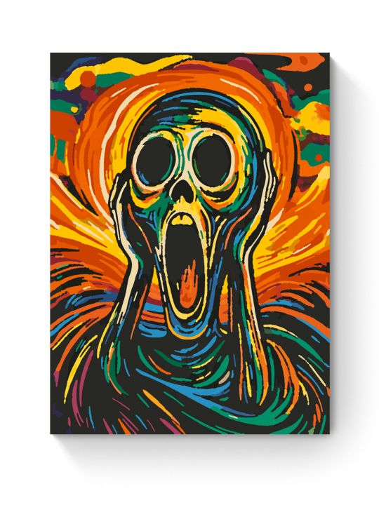 Картина по номерам на подрамнике «Крик» 25x20 см