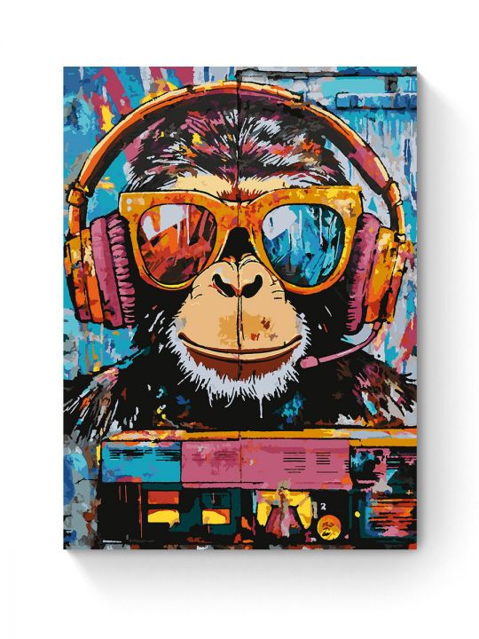 Картина по номерам на подрамнике «Обезьяна» 90x70 см