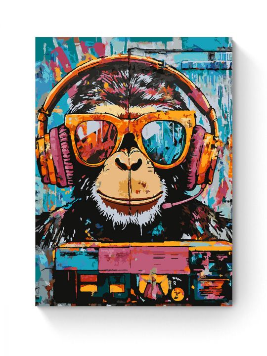 Картина по номерам на подрамнике «Обезьяна» 80x60 см