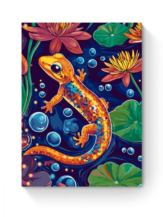 Картина по номерам на подрамнике «Ящерица» 90x70 см