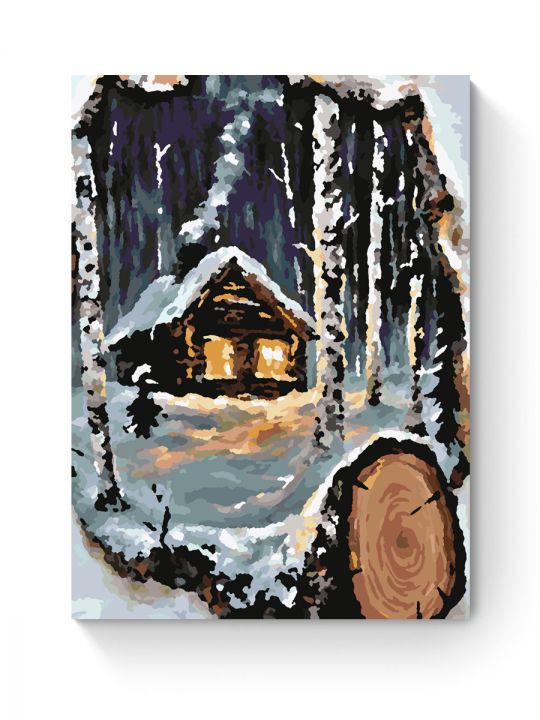 Картина по номерам на подрамнике «Береста» 25x20 см