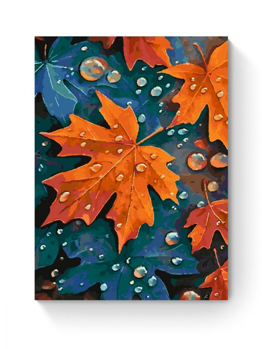 Картина по номерам на подрамнике «Краски осени» 35x25 см