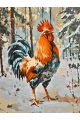 Картина по номерам на подрамнике «Петя-петушок» 90x70 см