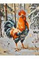 Картина по номерам без подрамника «Петя-петушок» 130x100 см