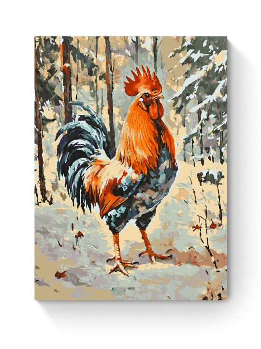 Картина по номерам на подрамнике «Петя-петушок» 80x60 см