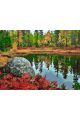 Картина по номерам без подрамника «Осень Карелии» 80x60 см