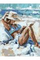 Картина по номерам без подрамника «Отдых у моря» 130x100 см