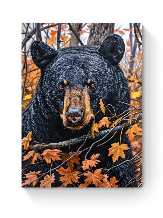 Алмазная мозаика на подрамнике «Медведь» 40x30 см