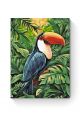 Картина по номерам на подрамнике «Птица Тукан» 80x60 см