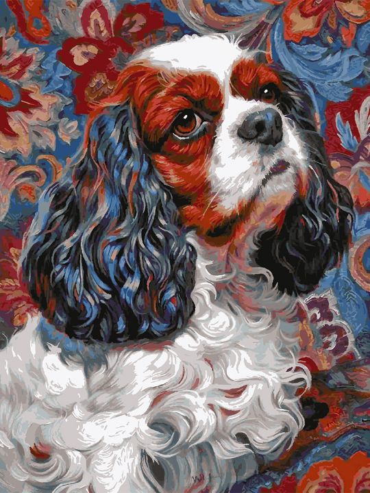 Картина по номерам без подрамника «Кавалер кинг» 130x100 см