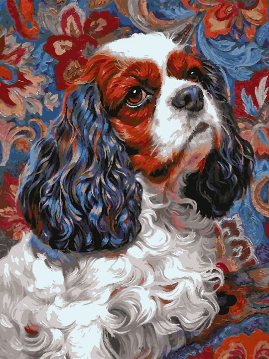 Картина по номерам без подрамника «Кавалер кинг» 80x60 см