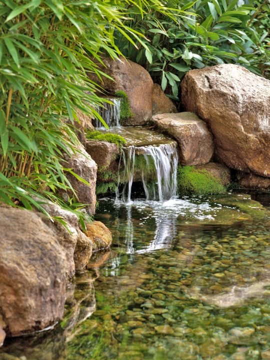 Алмазная мозаика без подрамника «Источник» 90x70 см