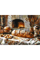 Картина по номерам без подрамника «Домашний очаг» 25x20 см