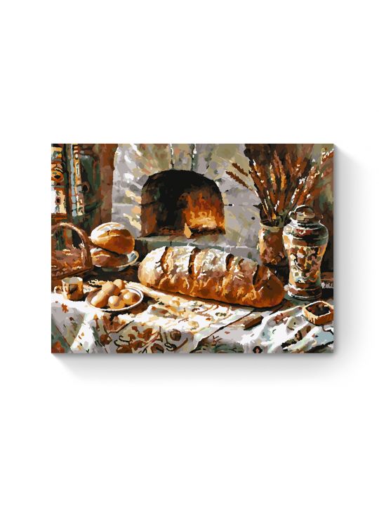 Картина по номерам на подрамнике «Домашний очаг» 35x25 см