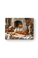 Картина по номерам на подрамнике «Домашний очаг» 35x25 см