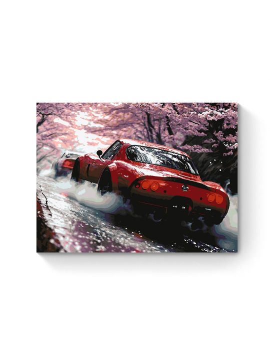 Картина по номерам на подрамнике «Спорт-Авто» 80x60 см