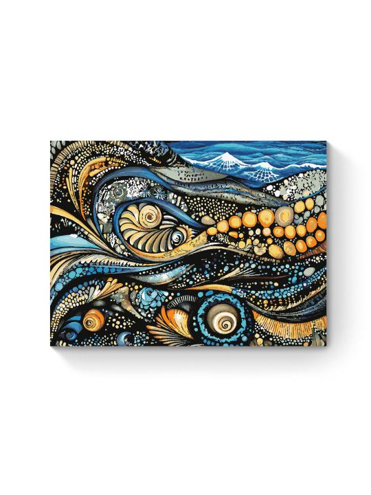 Картина по номерам на подрамнике «Морская тайна» 80x60 см