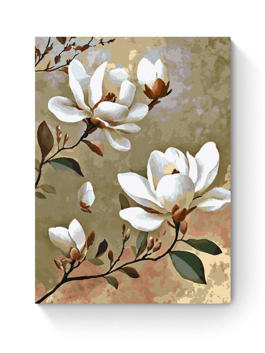 Картина по номерам на подрамнике «Магнолия» 80x60 см