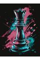 Картина по номерам без подрамника «Ферзь» 80x60 см