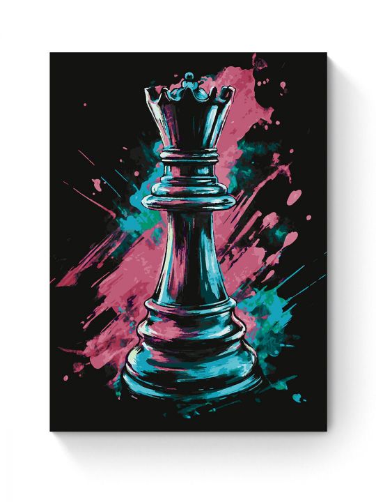 Картина по номерам на подрамнике «Ферзь» 90x70 см