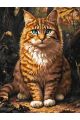 Картина по номерам на подрамнике «Рыжий кот» 90x70 см