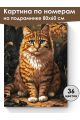 Картина по номерам на подрамнике «Рыжий кот» 80x60 см