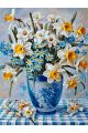 Картина по номерам на подрамнике «Нарциссы» 90x70 см