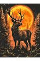 Картина по номерам без подрамника «Зов Луны» 130x100 см