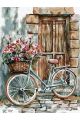 Картина по номерам на подрамнике «Велосипед» 90x70 см
