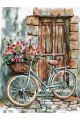 Картина по номерам без подрамника «Велосипед» 130x100 см