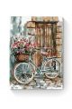 Картина по номерам на подрамнике «Велосипед» 90x70 см